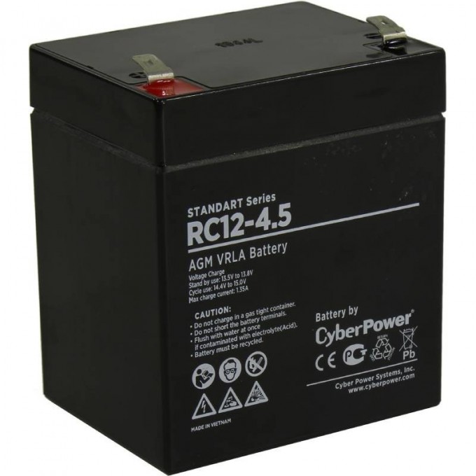 Аккумуляторная батарея CYBERPOWER RC12-45 RC 12-45 Аккумуляторная батарея CYBERPOWER RC12-45 RC 12-45