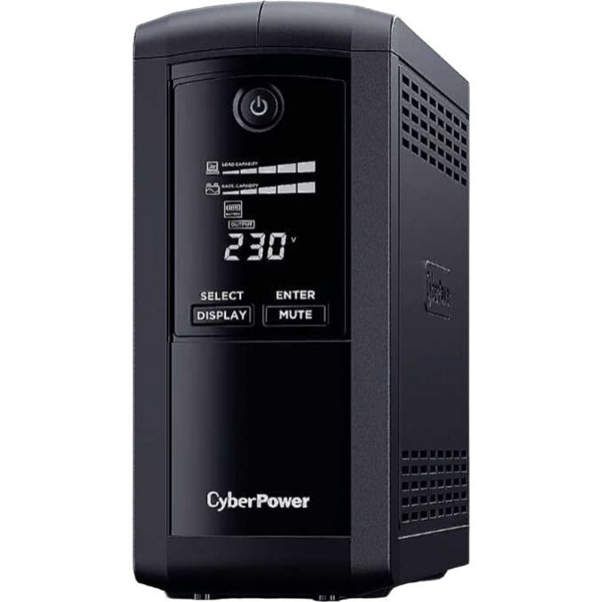 Источник бесперебойного питания UPS CYBERPOWER Line-Interactive 1000VA/550W USB/RS-232/RJ11/45 (6 IEC С13) VP1000EILCD