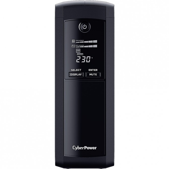 Источник бесперебойного питания UPS CYBERPOWER Line-Interactive 1200VA/720W USB/RS-232/RJ11/45 (4 + 4 IEC С13) VP1200EILCD