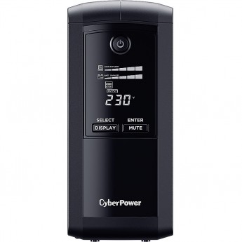 Источник бесперебойного питания UPS CYBERPOWER VP700EILCD Line-Interactive 700VA/390W USB/RS-232/RJ11/45 (6 IEC С13)